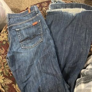 7 for all man kind jeans. Size 29